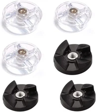 Joystar Lot of 6 Base Gear and Blade Replacement Part for Magic black 