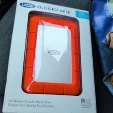 5TB LaCie hard drive - rugged mini external - Brand New and sealed