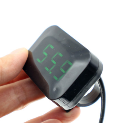 Digitales Voltmeter Messgerät für 12V bis 100V Elektrofahrzeuge und E-Trikes