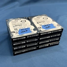Lot of 8 Dell HUC101818CS4204 1.8TB 2.5" HDD SAS 12Gb 10K RPM - Wiped/Tested