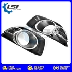 Set Pair Fog Light Bezel Covers Chrome For Ford Falcon FG MK2 11-14 XR XR6 XR8