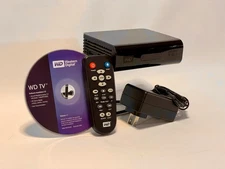 WD TV HD Media Player Model WD00AVN-00 w/ Remote & Accessories 1080p