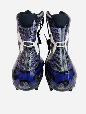 Under Armour ClutchFit Football Shoes Black/Purple Chrome 1270836-056 Size 14 Under Armour ClutchFit Football Shoes Black/Purple Chrome  main image 4