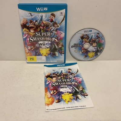 Super Smash Bros Nintendo Wii U PAL - VGC - Free Post