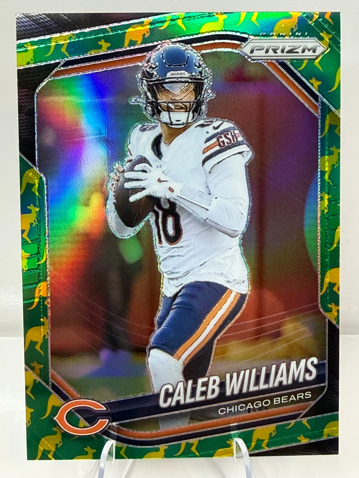 2025 Panini Prizm Caleb Williams Kangaroo /61 #124 Bears
