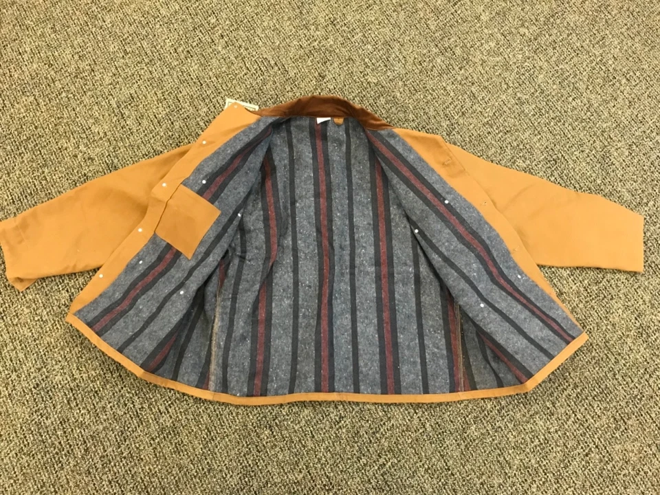 Carhartt Jacket Men's 54 Brown Duck Blanket Lined Deadstock 6BLC Tags (1) - Image 2 of 4