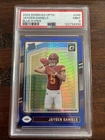 2024 Donruss Optic Blue Hyper Prizm Jayden Daniels #248 RC Commanders PSA 9