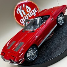 AUTOart 1/18 Chevrolet Corvette 1963 Convertible Riverside Red LTD 6,000 71191