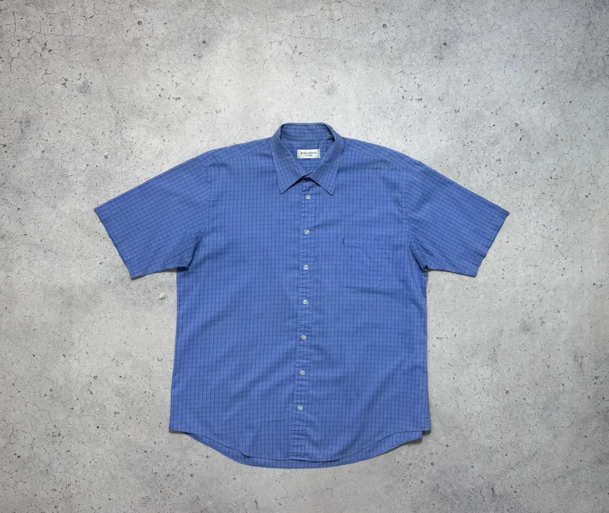 Camicia Yves Saint Laurent YSL vintage con bottoni lusso