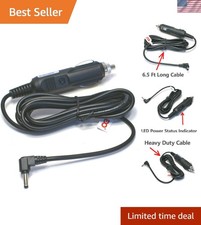Durable 78 Inch 12V Male-to-Male Power Cord for Whistler Radar Laser Detectors