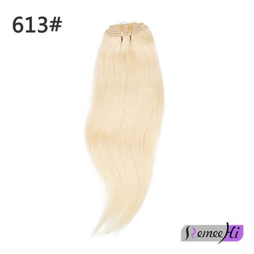 Long 100% Remy Brazilian Clip In Human Hair Extensions Straight 7 Pieces 100G - Picture 31 of 42