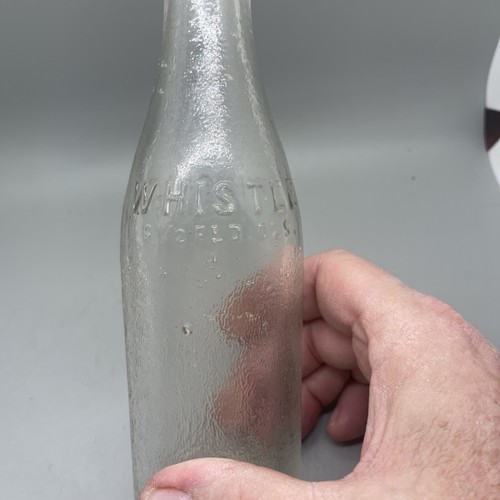 Whistle Bottling Company Bottle Soda 6 1/2 Ounces Registered Antique Vintage Old - Picture 2 of 8