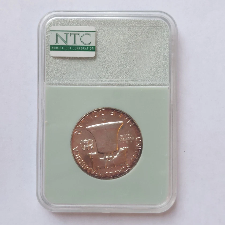 1956 High Grade 50C Silver Franklin Half Dollar Coin - Image 3 of 3