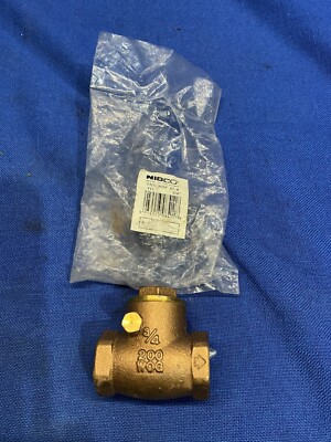 NIBCO 3/4'' Brass Check Valve T13 female thread 200 WOG