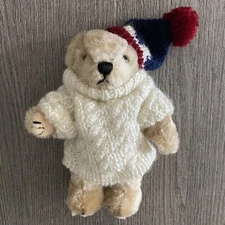 Vintage 1996 Teddy Bear Chrisha Playful Poseable Plush 9"