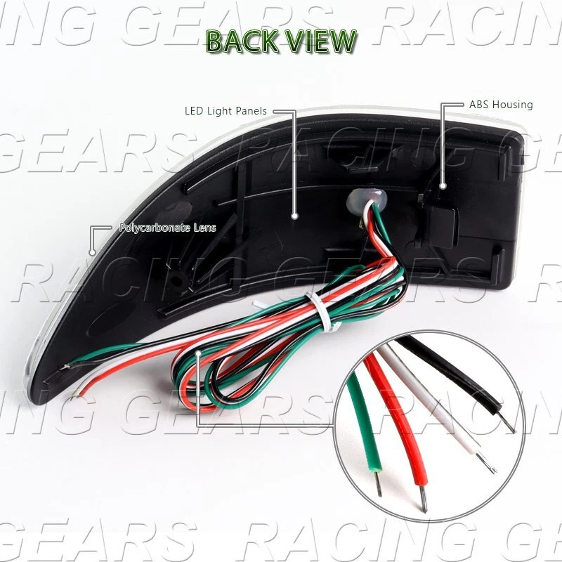 ПРОЗРАЧНАЯ ЛИНЗА СВЕТОДИОДНЫЙ ЗАДНИЙ БАМПЕР ОТРАЖАТЕЛЬ СТОП-СИГНАЛЫ ПОДХОДИТ 06-13 LEXUS IS250/IS350 - Изображение 3 из 4