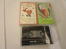 Christmas lot Bing Crosby Cassette, white xmas  burl ives holly jolly fu534