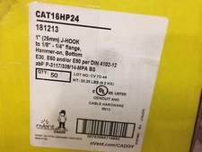 Nvent Caddy Cat16hp24 J hooks with Hammer on Beam clamp. New.