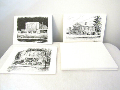 15 Total Frederick / Carroll / Montgomery County Md. Greeting Cards + Envelopes 