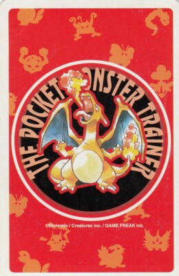 No.118 Goldeen Pokemon Trump Red(Charizard) ver Card Japanese