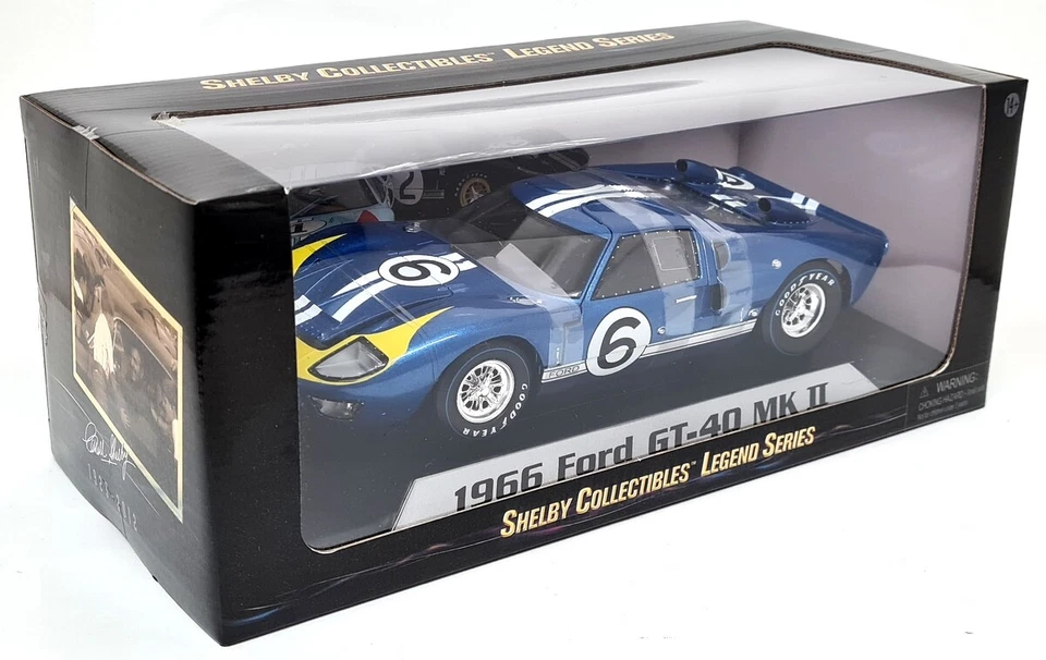 Acme 1/18 - Ford GT40 MK2 1966 Le Mans #6 Blue Diecast model car - Image 2 of 4