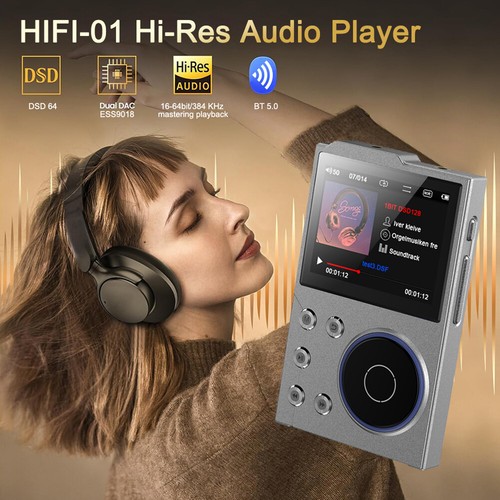Reproductor de audio portátil HiFi reproductor de audio sin pérdidas audio digital portátil música. - Imagen 11 de 12