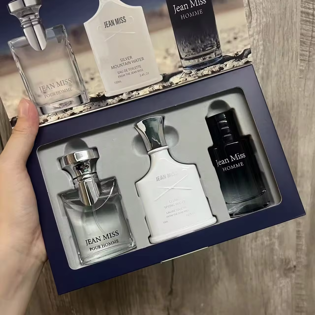 New Men's Perfume Set Wilderness Cologne Pheromone Ocean Fragrance