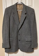 Vintage Anralfo Orsini Men's Jacket Sport Coat Two Button Size R44 Grey