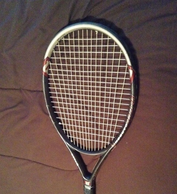 WILSON Hyper Hammer 3.3 Stretch 135 THE LIMITS STRUNG Tennis Racket 45/8" NICE eBay