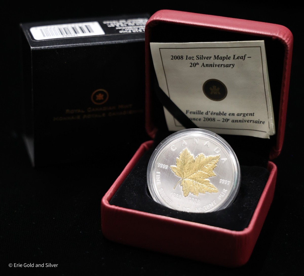  Canadian Mint メープルリーフ金貨 1/20 OZ 1993qtrgdmaple