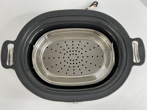 ALL-CLAD 7QT Slow Cooker w/ Gray Ceramic Insert SC04 ,Rice, Steam, Sear & Simmer - Picture 10 of 16