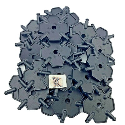 30 NUOVI Pannelli Knex Piccola Piattaforma Quadrata Nera - Ricambi K'nex