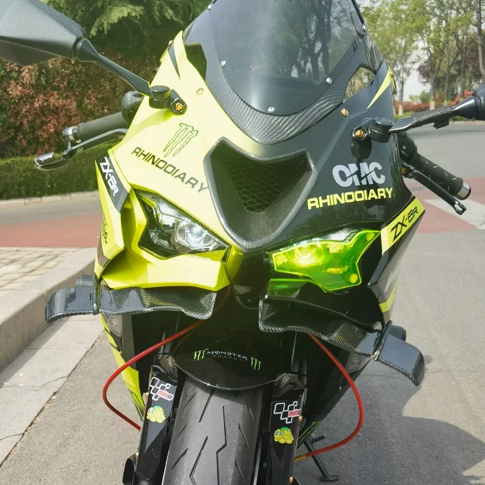 Alerón aerodinámico delantero parabrisas Kawasaki Ninja ZX6R Foto 3 de 4