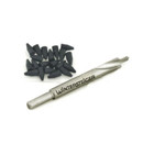 Wintersteiger Drill Bits for Mounting Ski Bindings - 25 Hole Plugs, 3.5 x 9.5mm