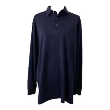 San Francisco Open 1930 Tribute Men’s XL Polo Shirt Foot Joy Lisle Black Purple