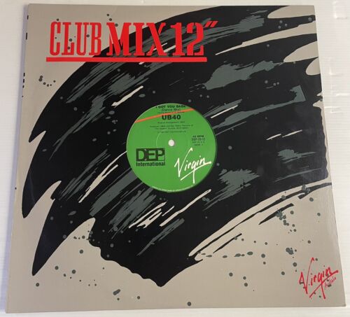 UB40 I Got You Babe Vinyl Record 12” 45 RPM DEP-20-12 Virgin 1985 - Picture 1 of 24