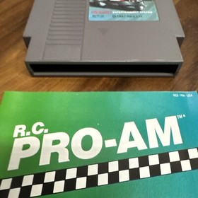 R.C. Pro-Am (Nintendo Entertainment System, NES 1987) With Manual