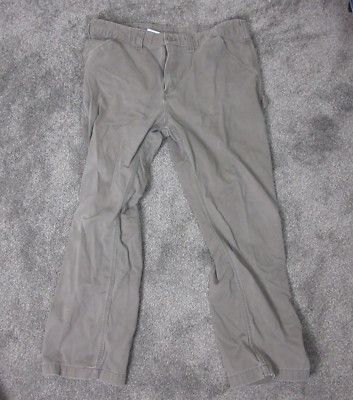 Carhartt Jeans Mens 40 X 30 Gray Denim Workwear Relaxed Fit
