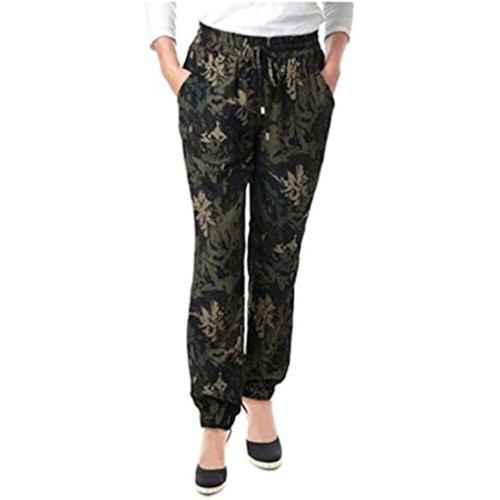 Buffalo David Bitton Damen super schmeichelhafte weiche Tara-Hose (klein, blumenfarben tarnfarben) - Bild 3 von 4