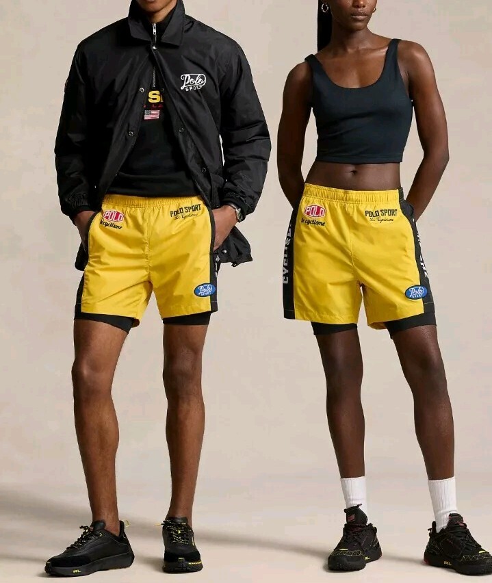 Polo Ralph Lauren5-Inch Polo Sport Lined Short lecyclisme Yellow