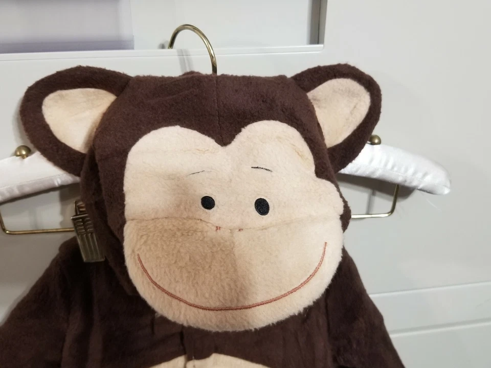 ANTIGUO ABRIGO CHAQUETA CON CAPUCHA MONO BEBÉ AZUL MARINO DISFRAZ HALLOWEEN 6-12 MESES  Foto 2 de 4