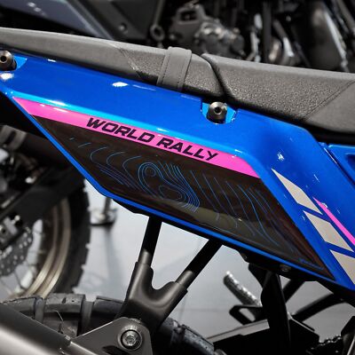 3D Motorrad Aufkleber Seitenschutz für Yamaha Tenere 700 World Rally kompatibel