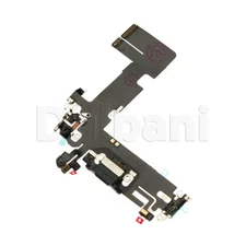 OEM Charging Port Charger Dock Mic Flex Cable For iPhone 13 Black
