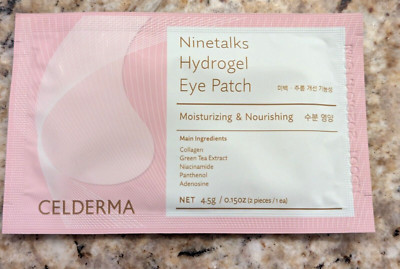 Celderma Ninetalks Hydrogel Eye Patch Anti-aging Firming Cooling Undereye Mask