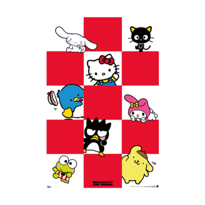 HELLO KITTY AND FRIENDS: 21 CORE - POSTER - 22x34 - 25654 | eBay