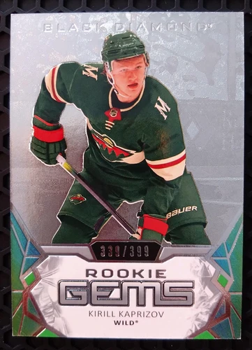 2020-21 Kirill Kaprizov LOT Black Diamond Rookie Gems/399 + Diamond Futures/349
