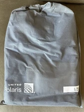 UNITED Airlines Polaris PAJAMAS Size Large Extra L/XL PJs Reusable Bag NEW