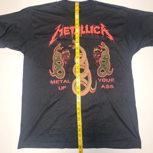 VTG 1992 METALLICA TOUR T-SHIRT Metal Up Your Ass NEW Deadstock XL 50/50 Blend - Picture 6 of 10