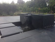 Brazilian Black Natural Slate Paving Slabs 60cmx30cm