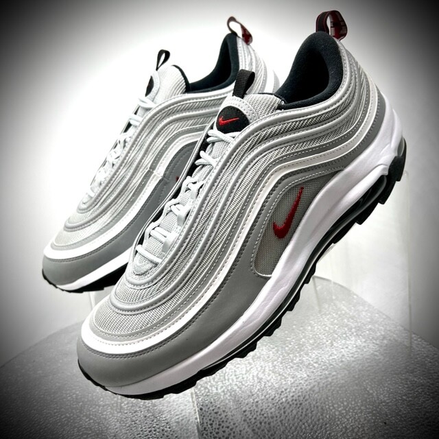 Nike Air Max 97 G Golf Shoes Silver Bullet Men's Size 14 CI7538-001